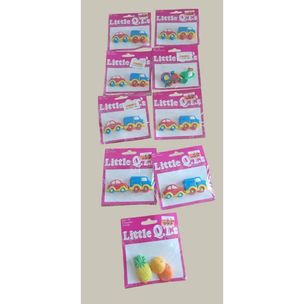 Little Q.T.s Craft Charms Wang's International Vintage 90s Novelty Multi 9 Pack